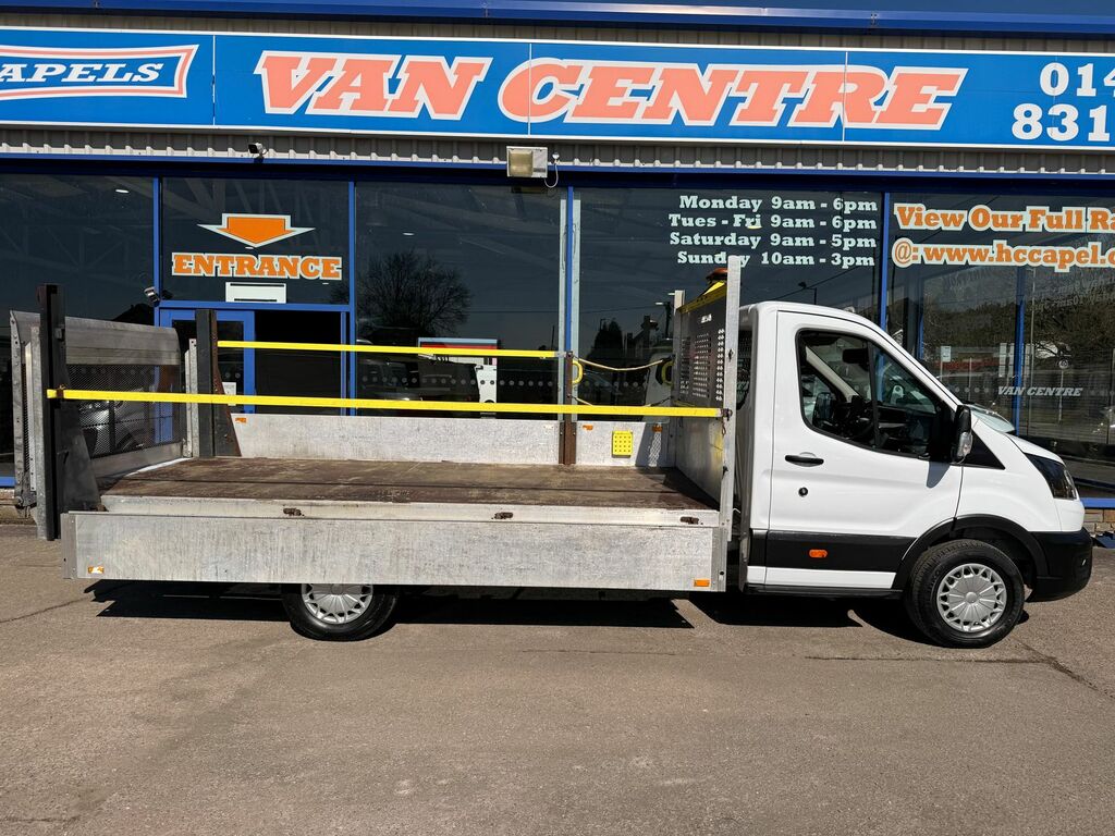 Ford Transit Custom 2.0 350 Ecoblue Hd Leader Dropside Manu WN72AYY White #4