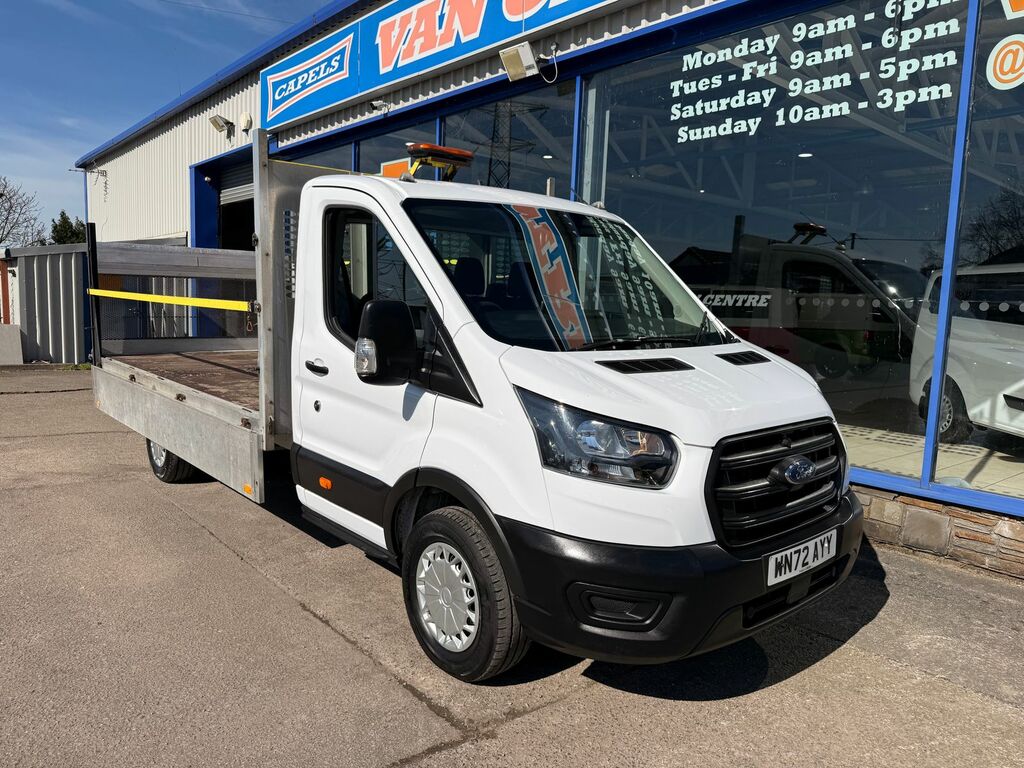 Ford Transit Custom 2.0 350 Ecoblue Hd Leader Dropside Manu WN72AYY White #5