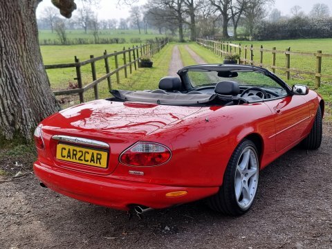 Jaguar XK8 Convertible Full Engine Red #5