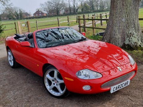 Jaguar XK8 Convertible Full Engine Red #2