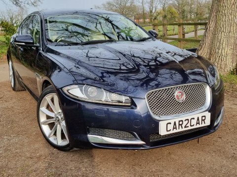 Jaguar XF D Portfolio Blue