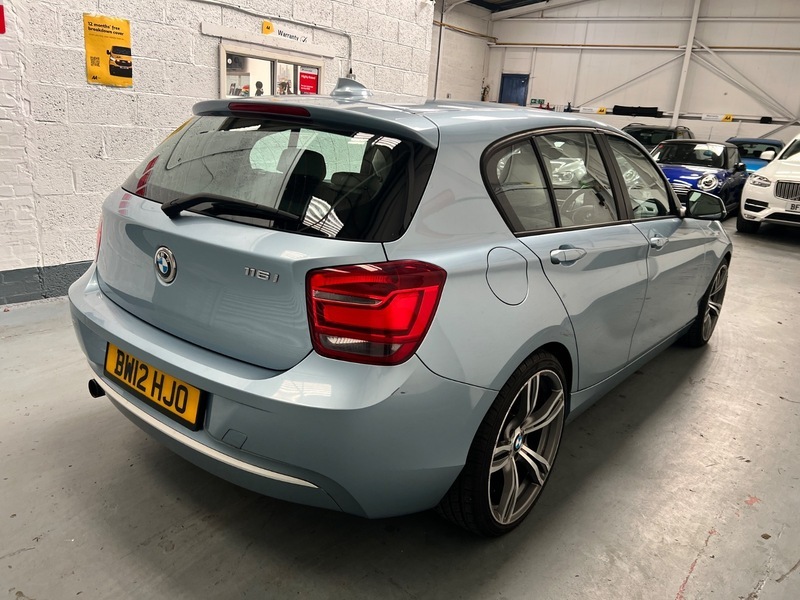 BMW 1 Series Auto Blue #6