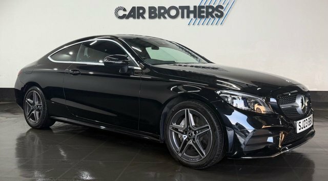 Mercedes-Benz C Class 1.5 C200h Mhev Amg Line Edition Premium Coupe Black