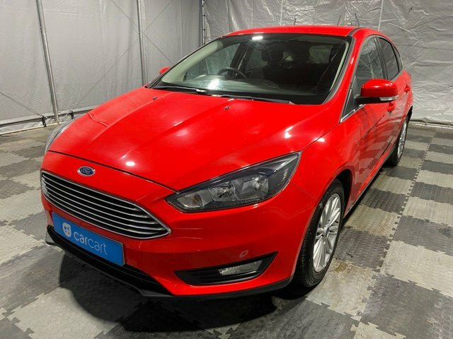 Ford Focus Ecoboost Zetec Edition Hatchback OY18UWF Red #3
