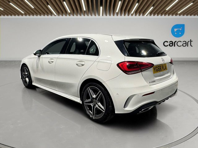 Mercedes-Benz A Class A200 Amg Line Executive YG68VLA White #5