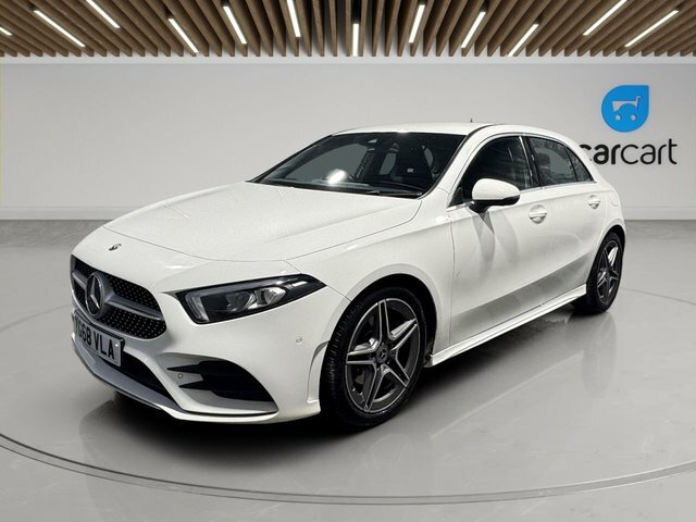 Mercedes-Benz A Class A200 Amg Line Executive YG68VLA White #3