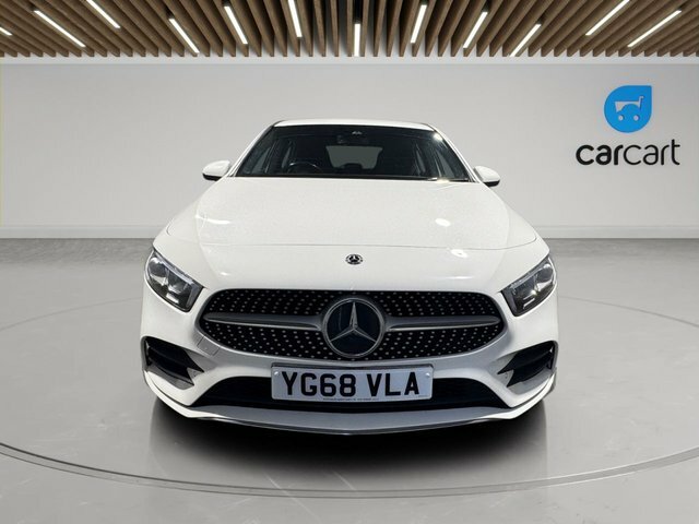 Mercedes-Benz A Class A200 Amg Line Executive YG68VLA White #2