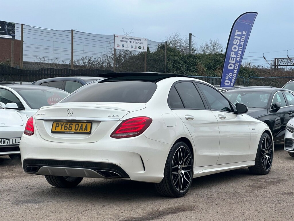 Mercedes-Benz C Class 3.0 V6 Amg Premium Plus G-tronic 4Matic Euro 6 PY66OAA White #5