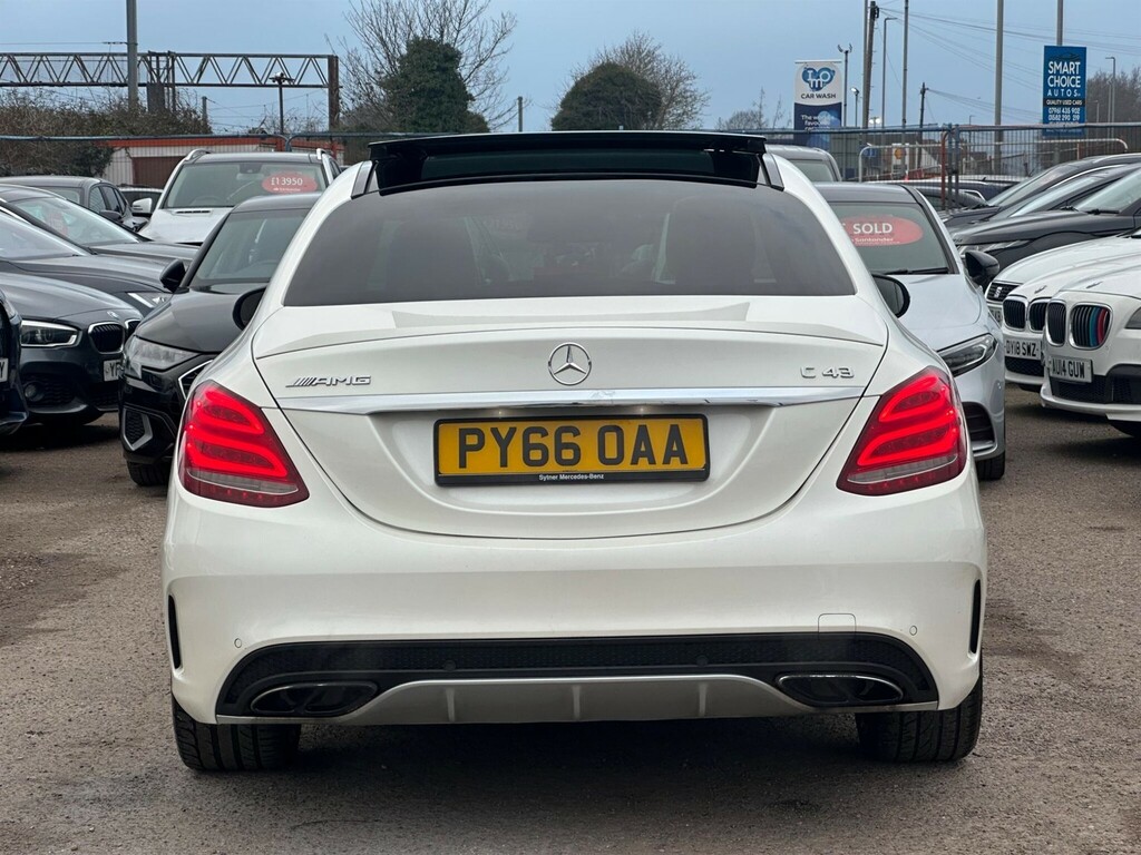 Mercedes-Benz C Class 3.0 V6 Amg Premium Plus G-tronic 4Matic Euro 6 PY66OAA White #6