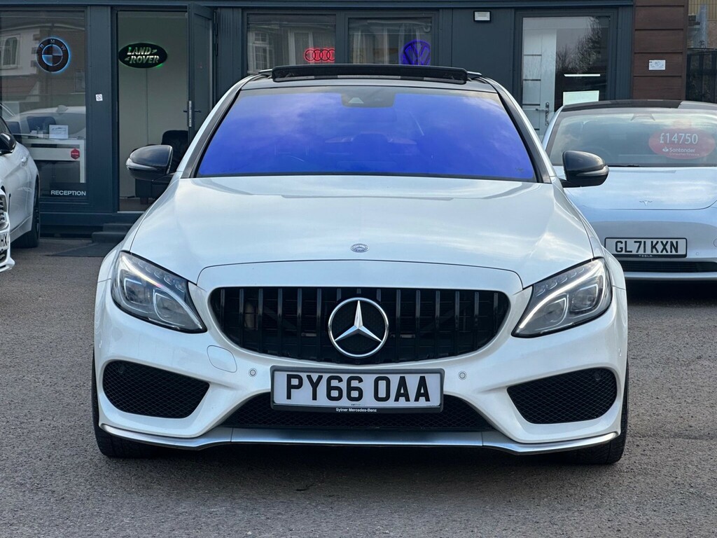 Mercedes-Benz C Class 3.0 V6 Amg Premium Plus G-tronic 4Matic Euro 6 PY66OAA White #2
