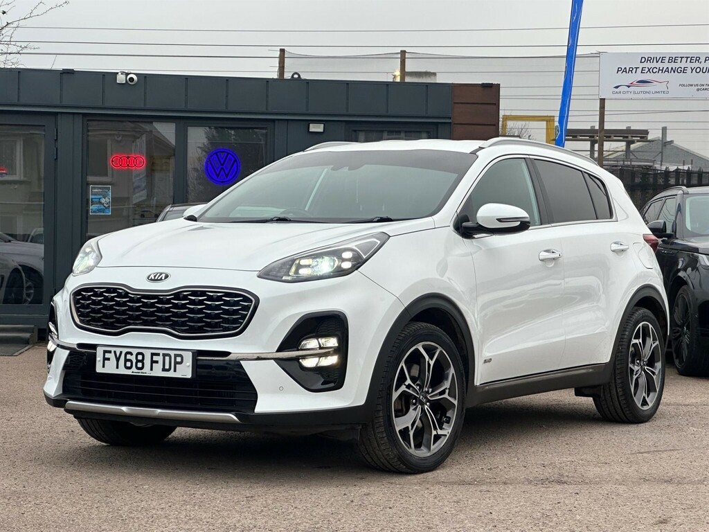Kia Sportage 1.6 T-gdi Gt-line Dct Awd Euro 6 Ss FY68FDP White #3