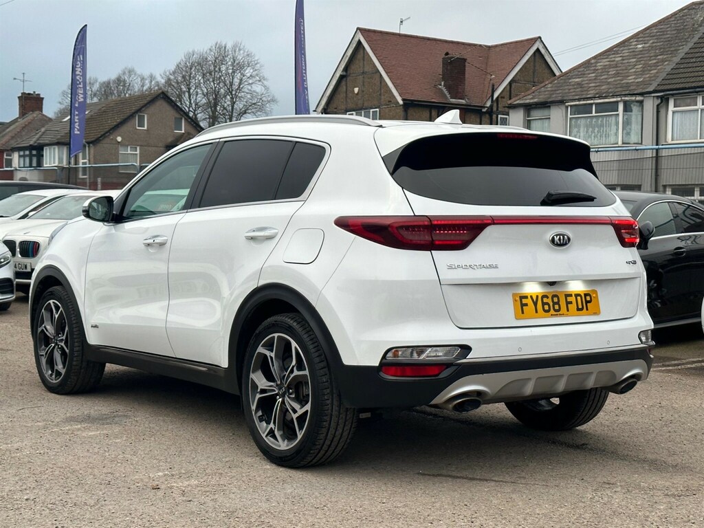 Kia Sportage 1.6 T-gdi Gt-line Dct Awd Euro 6 Ss FY68FDP White #5