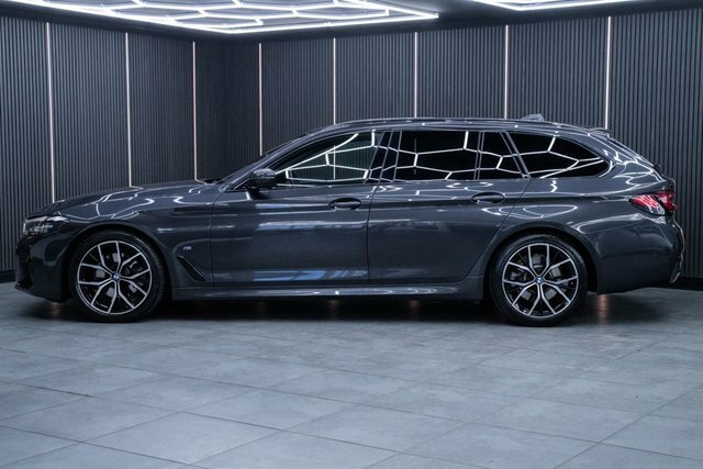 BMW 5 Series 2.0 520D Mht M Sport Touring Hybrid Ste LR71PZU Grey #6