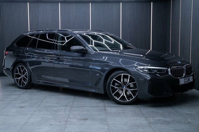 BMW 5 Series 2.0 520D Mht M Sport Touring Hybrid Ste Grey