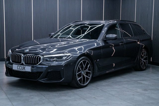 BMW 5 Series 2.0 520D Mht M Sport Touring Hybrid Ste LR71PZU Grey #3