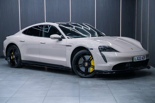 Porsche Taycan Performance Plus 93.4Kwh Turbo S Saloon Electr Beige