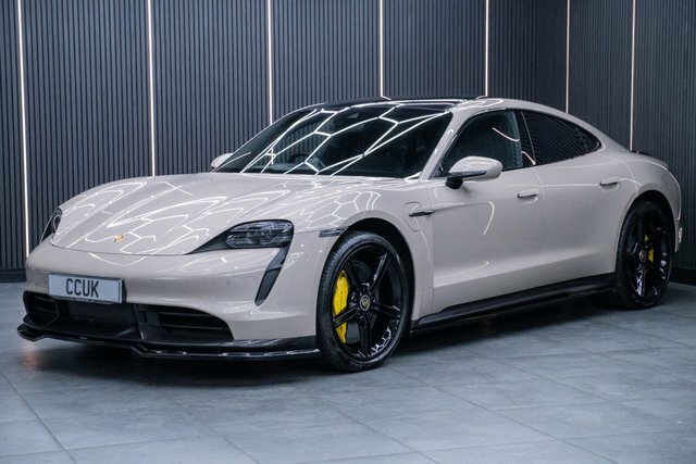Porsche Taycan Performance Plus 93.4Kwh Turbo S Saloon Electr LX22AZF Beige #3