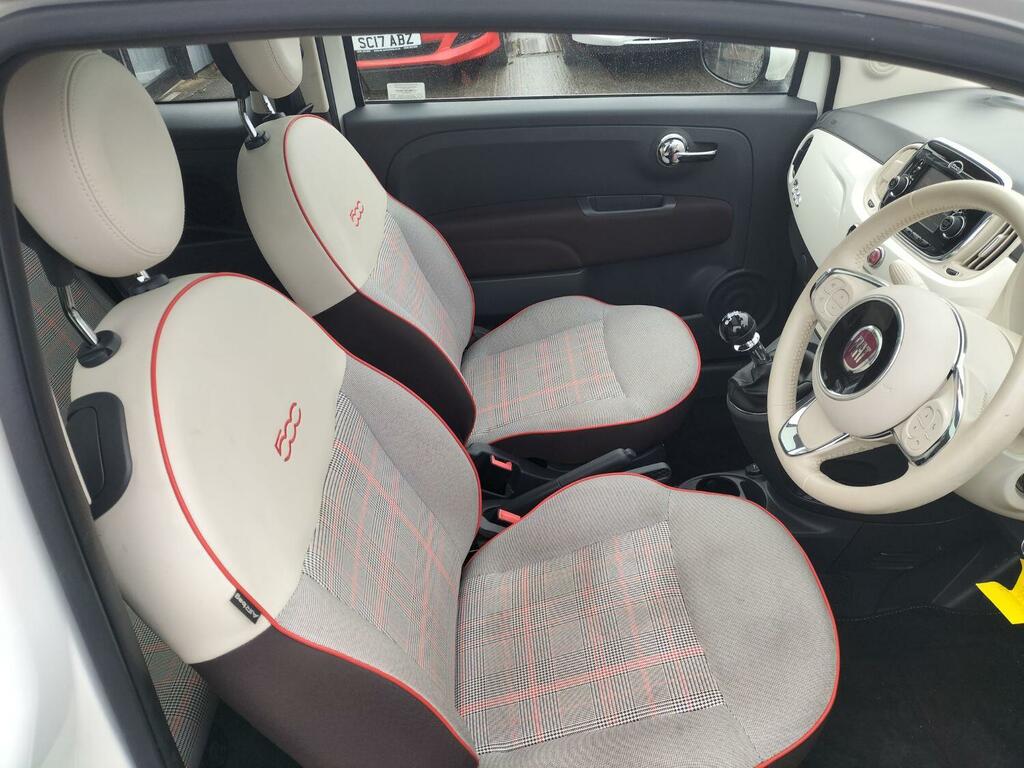 Fiat 500 Hatchback 0.9 500 My17 0.9 Twinair 85Hp Lounge 20 White #3