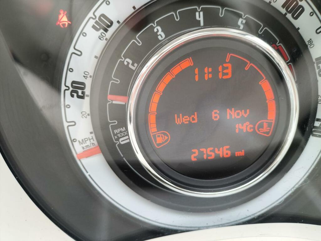 Fiat 500 Hatchback 0.9 500 My17 0.9 Twinair 85Hp Lounge 20 White #2