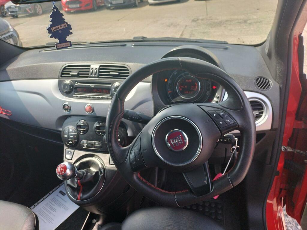 Fiat 500 Hatchback 0.9 500 Twinair 105Hp S 2014 Red #3