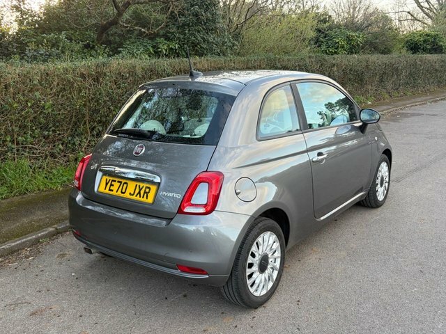 Fiat 500 1.0 Mhev Lounge Hatchback Euro 6 YE70JXR Grey #2