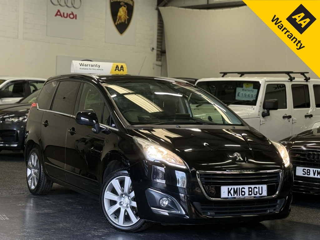 Peugeot 5008 Mpv 1.6 Bluehdi Allure 201616 Black