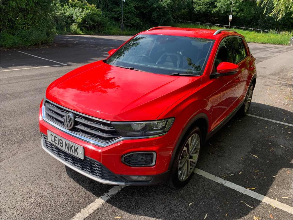 Volkswagen T-Roc 1.5 Tsi Evo CE18NKK Red #4