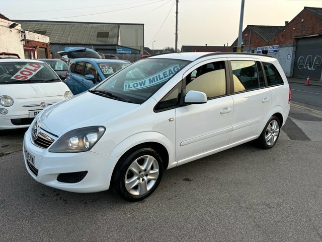 Vauxhall Zafira Mpv GL13EVW White #5