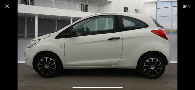 Ford KA Hatchback LX11XGO White #5