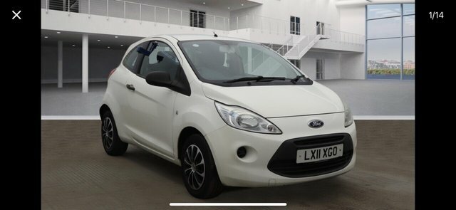 Ford KA Hatchback LX11XGO White #2