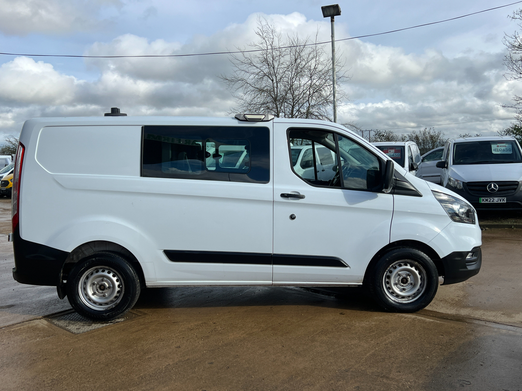Ford Transit Custom 2.0 320 Ecoblue Crew Van Double Cab Man YS19LLA White #2