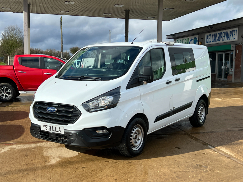 Ford Transit Custom 2.0 320 Ecoblue Crew Van Double Cab Man YS19LLA White #6