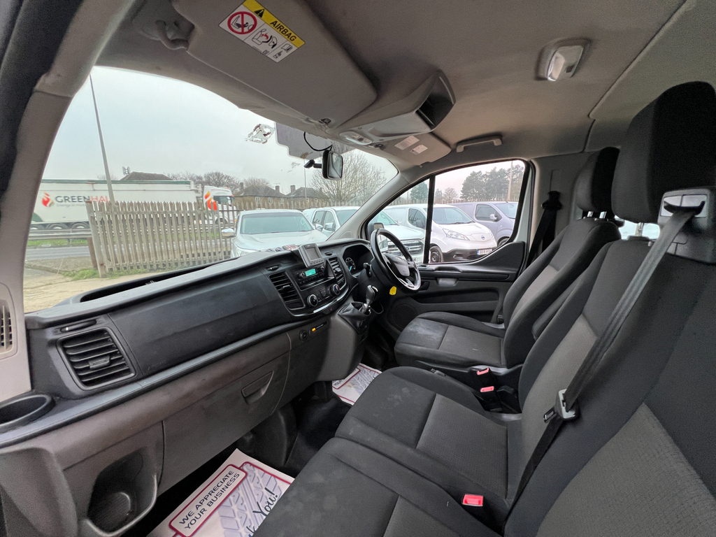 Ford Transit Custom 2.0 320 Ecoblue Crew Van Double Cab Man EK68KZG White #4