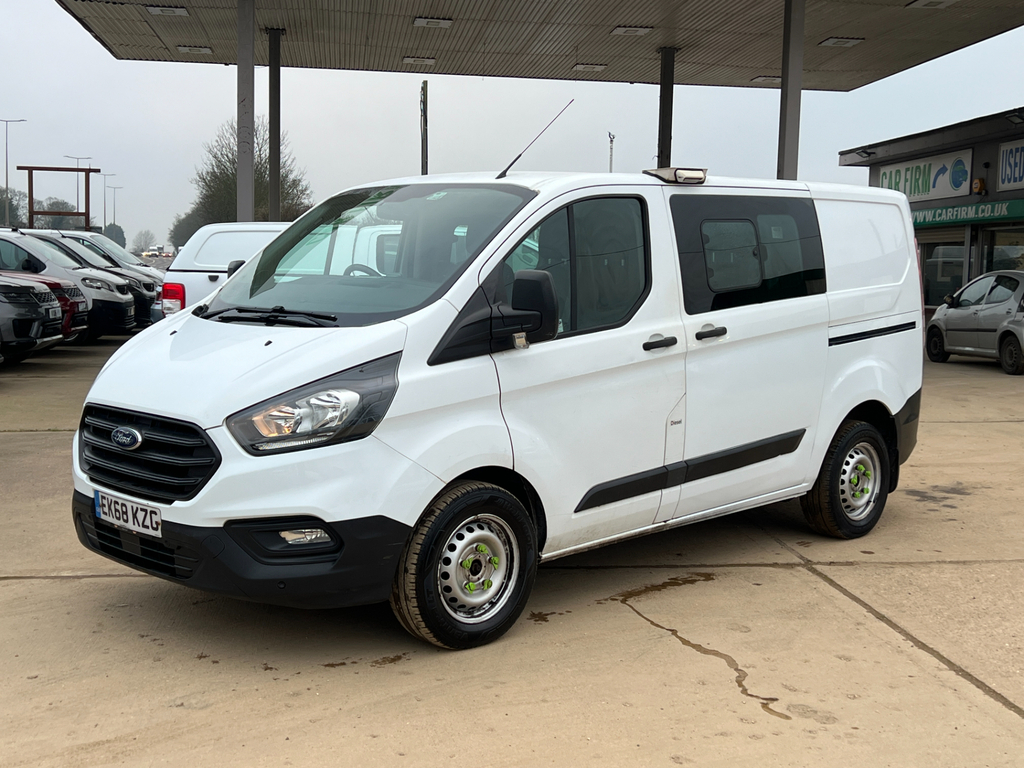 Ford Transit Custom 2.0 320 Ecoblue Crew Van Double Cab Man White