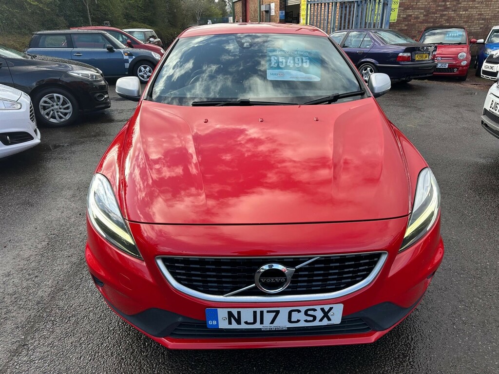 Volvo V40 2.0 D4 R-design Nav Plus Euro 6 Ss NJ17CSX Red #4