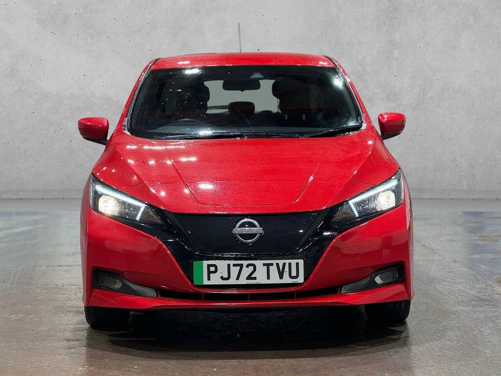 Nissan Leaf Hatchback 39Kwh Acenta 202272 PJ72TVU Red #2