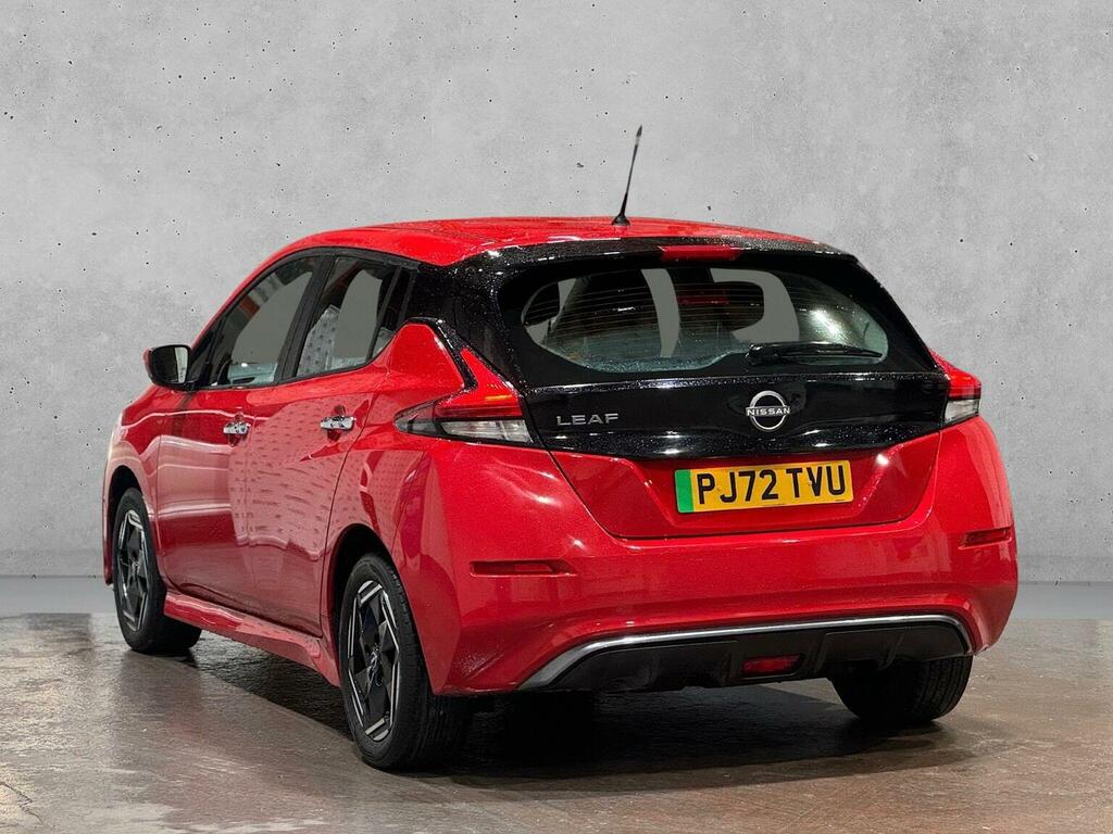 Nissan Leaf Hatchback 39Kwh Acenta 202272 PJ72TVU Red #4
