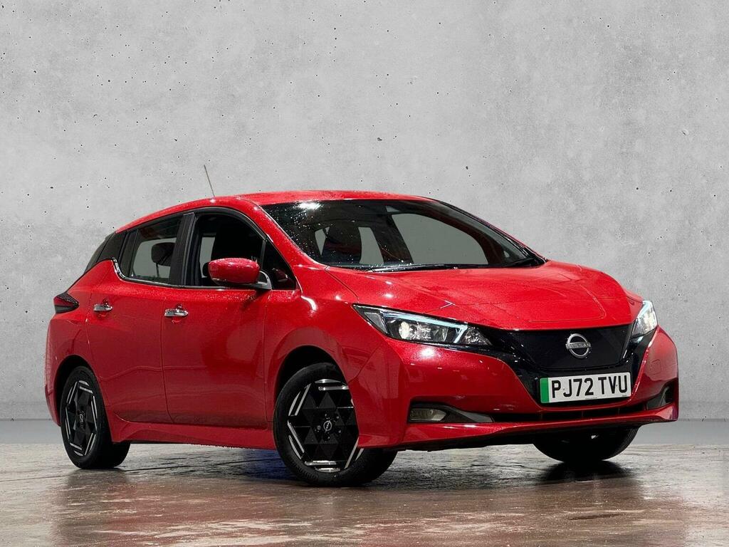 Nissan Leaf Hatchback 39Kwh Acenta 202272 PJ72TVU Red #5