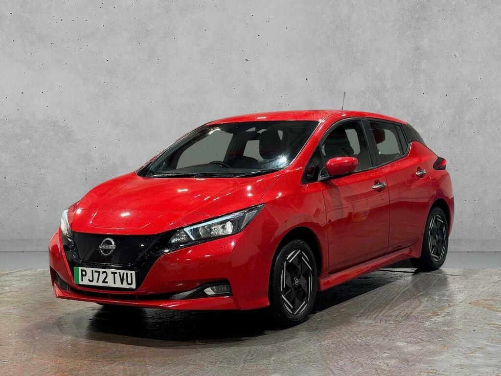Nissan Leaf Hatchback 39Kwh Acenta 202272 PJ72TVU Red #3