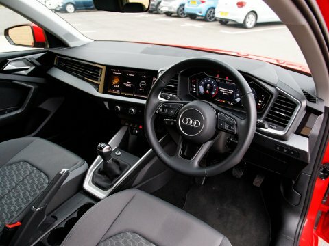 Audi A1 Hatchback AJ72PFE Red #4