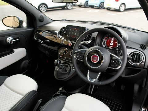 Fiat 500 Hatchback YB71NVV Black #4
