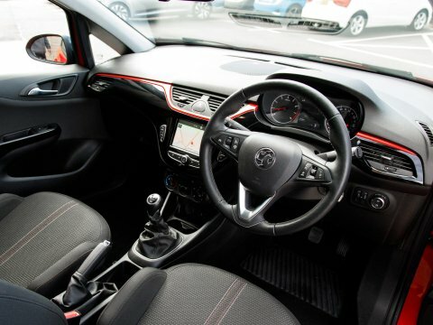 Vauxhall Corsa Hatchback HJ69XWZ Red #4
