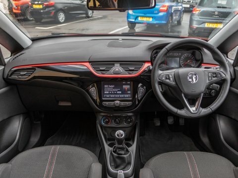 Vauxhall Corsa Hatchback YB69WFG Red #3