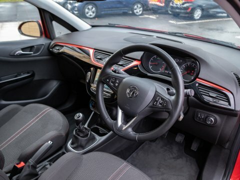 Vauxhall Corsa Hatchback YB69WFG Red #4