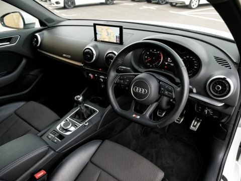 Audi A3 Hatchback DX68WZT White #4