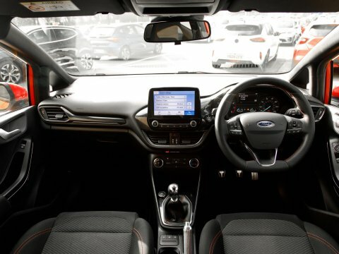 Ford Fiesta Hatchback BA69WCU Red #3