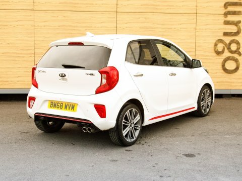 Kia Picanto Hatchback BW68WVM White #2