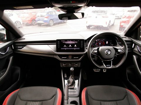 Skoda Scala Hatchback KW21FBC Red #3