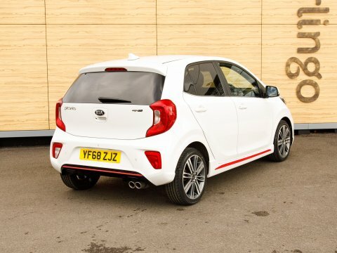 Kia Picanto Hatchback YF68ZJZ White #2