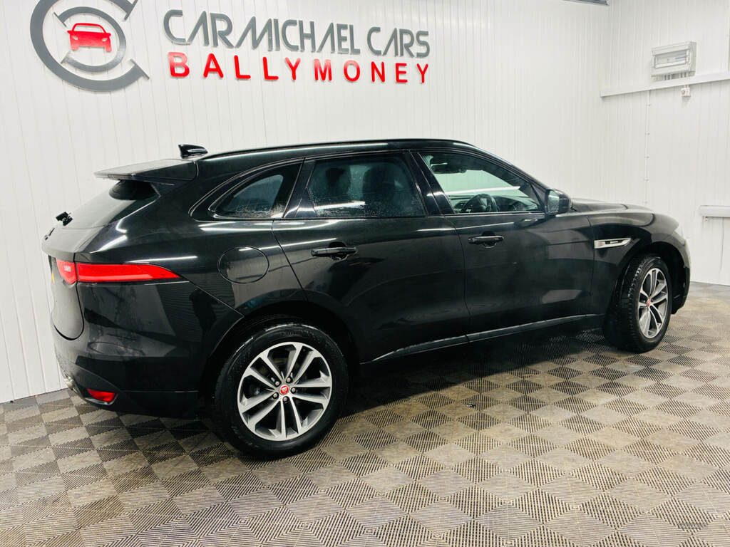 Jaguar F-Pace 2.0D 240 R-sport Awd MRZ8395 Black #6